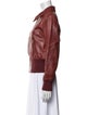 Runway Marc Jacobs Lamb Leather Bomber Jacket