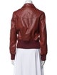 Runway Marc Jacobs Lamb Leather Bomber Jacket