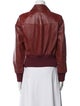 Runway Marc Jacobs Lamb Leather Bomber Jacket