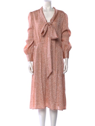 Runway Marc Jacobs Silk Midi Length Dress
