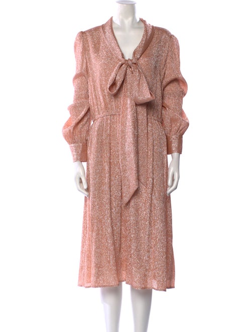 Runway Marc Jacobs Silk Midi Length Dress