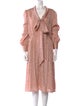Runway Marc Jacobs Silk Midi Length Dress