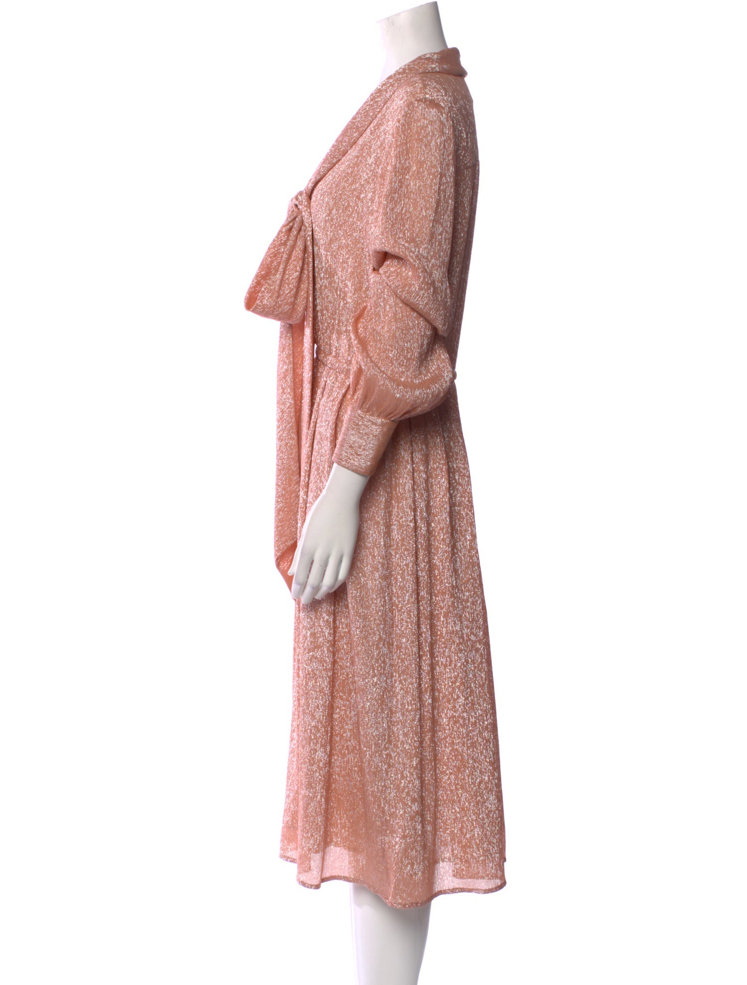 Runway Marc Jacobs Silk Midi Length Dress