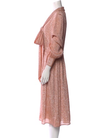 Runway Marc Jacobs Silk Midi Length Dress