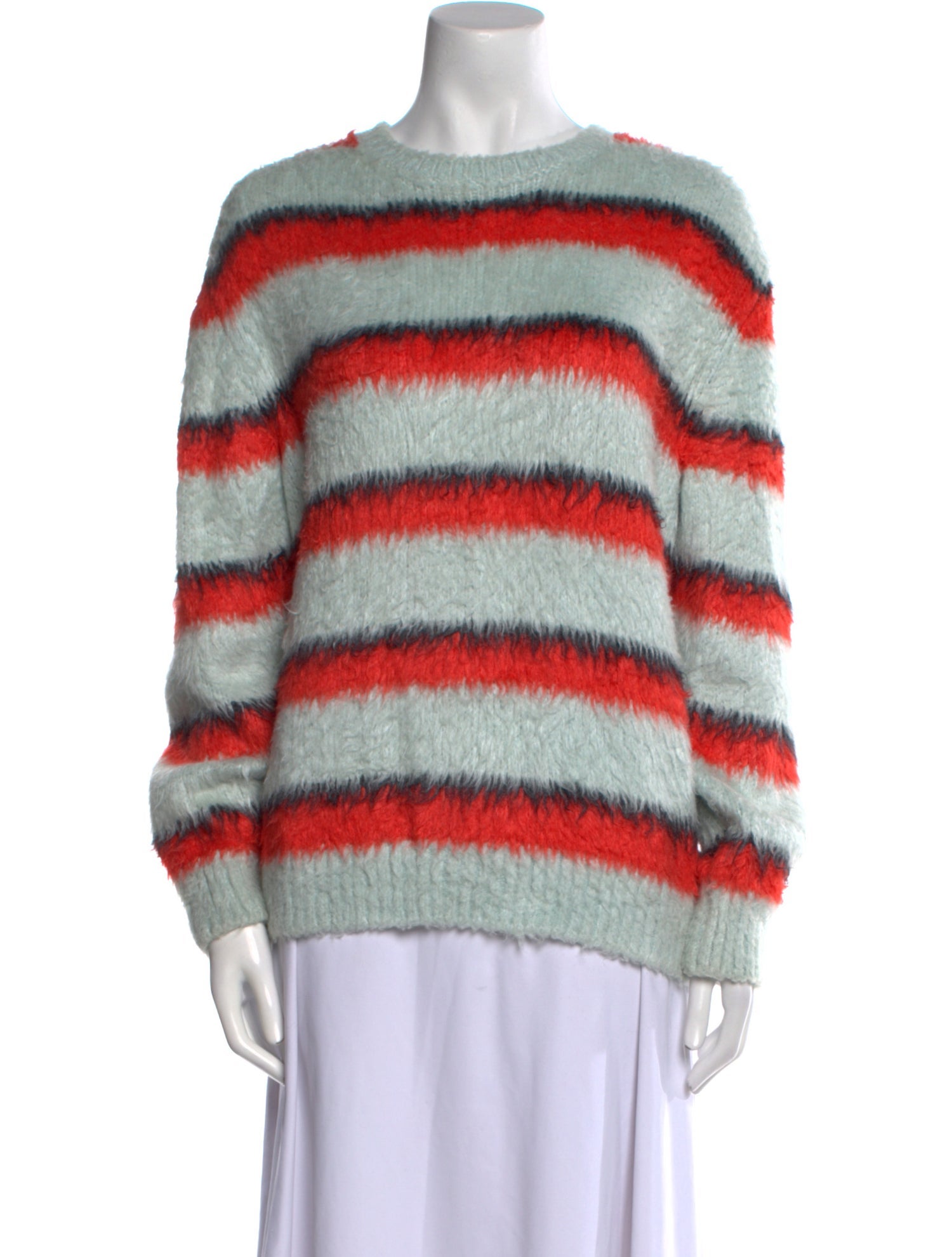 Runway Marc Jacobs Silk Striped Sweater