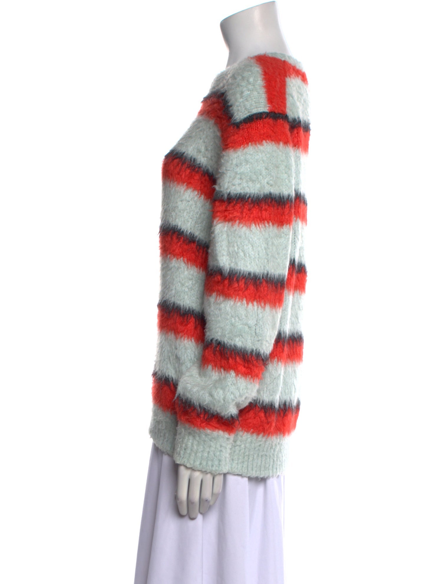 Runway Marc Jacobs Silk Striped Sweater