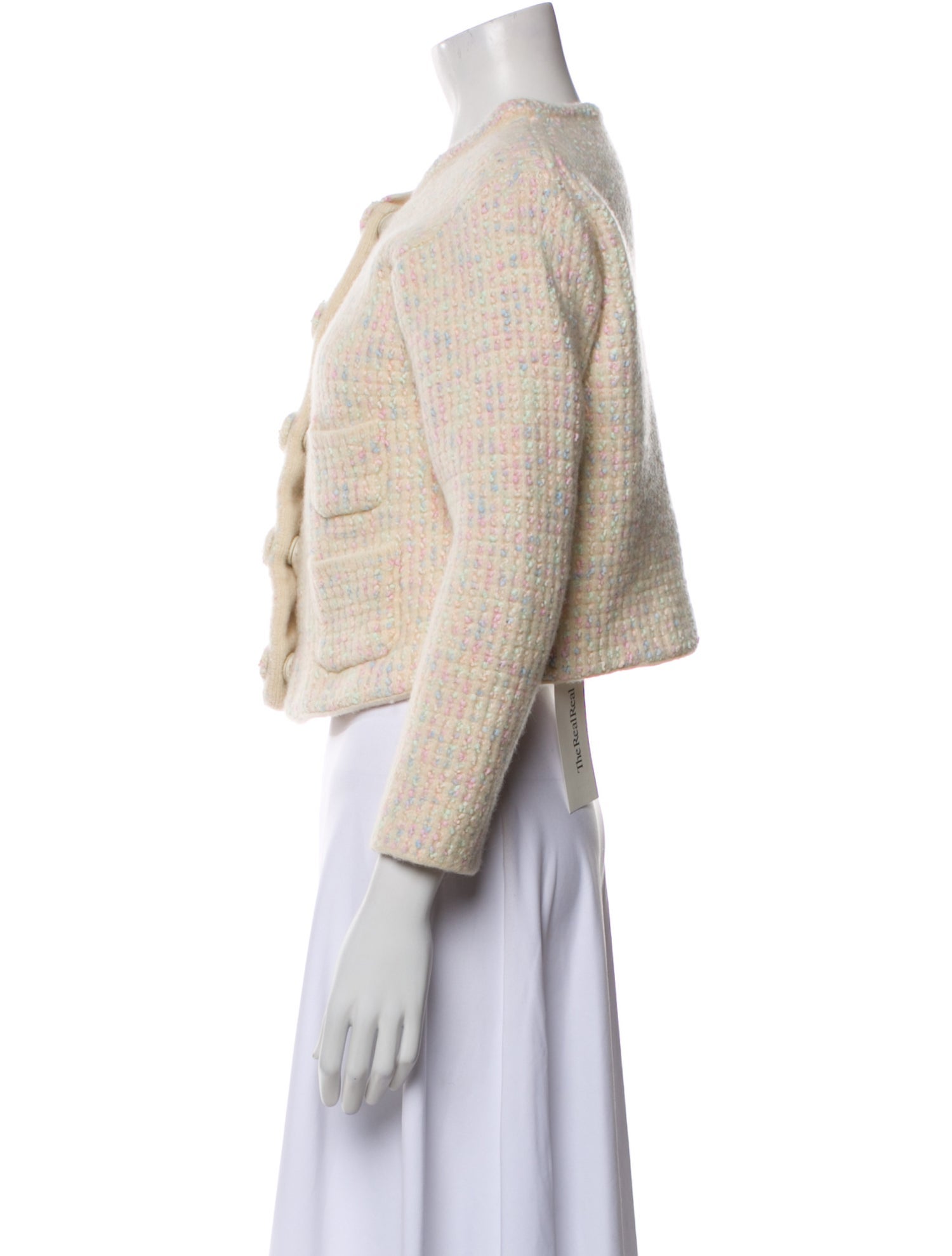 Runway Marc Jacobs Wool Tweed Pattern Bolero