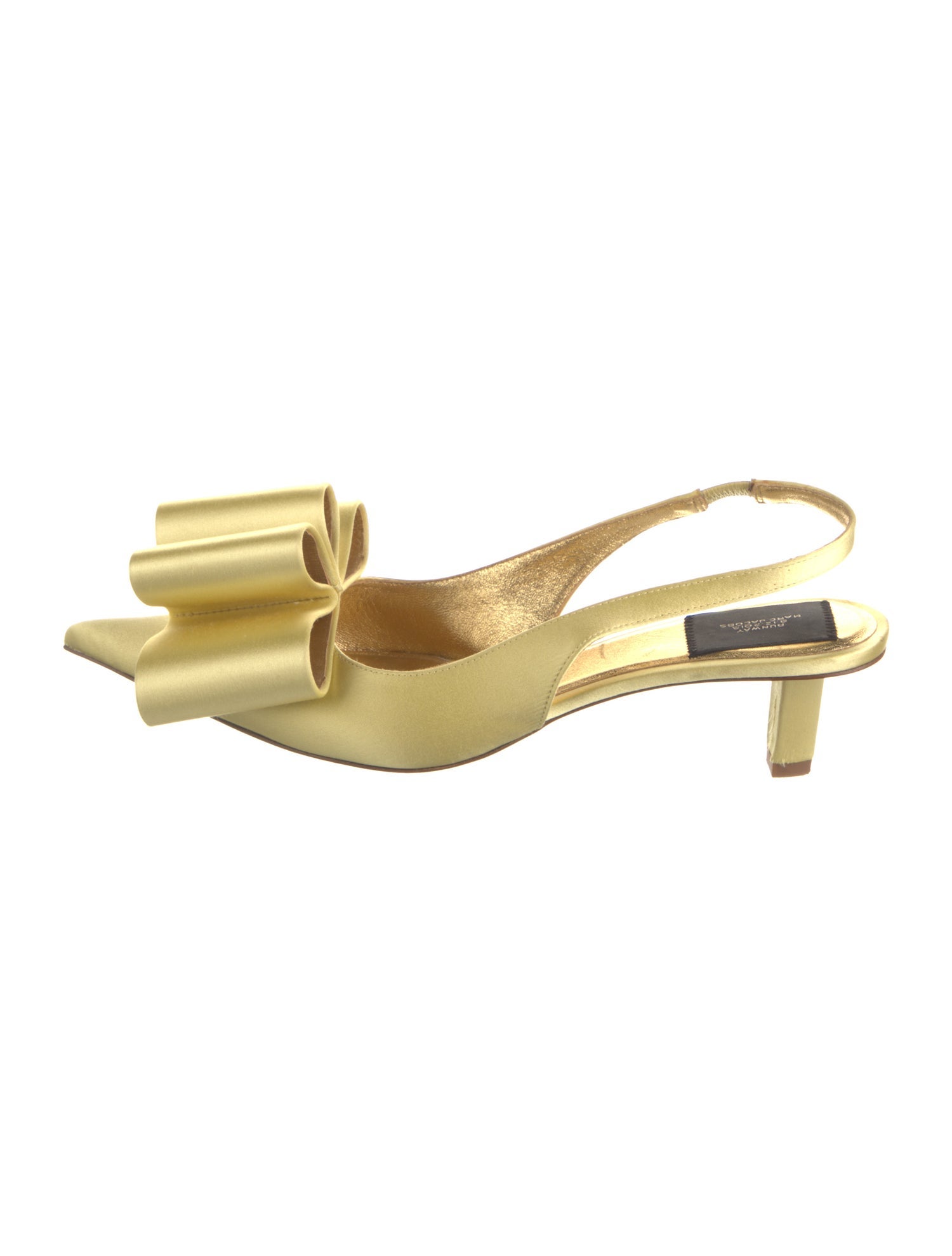 Runway Marc Jacobs Satin Slingback Pumps