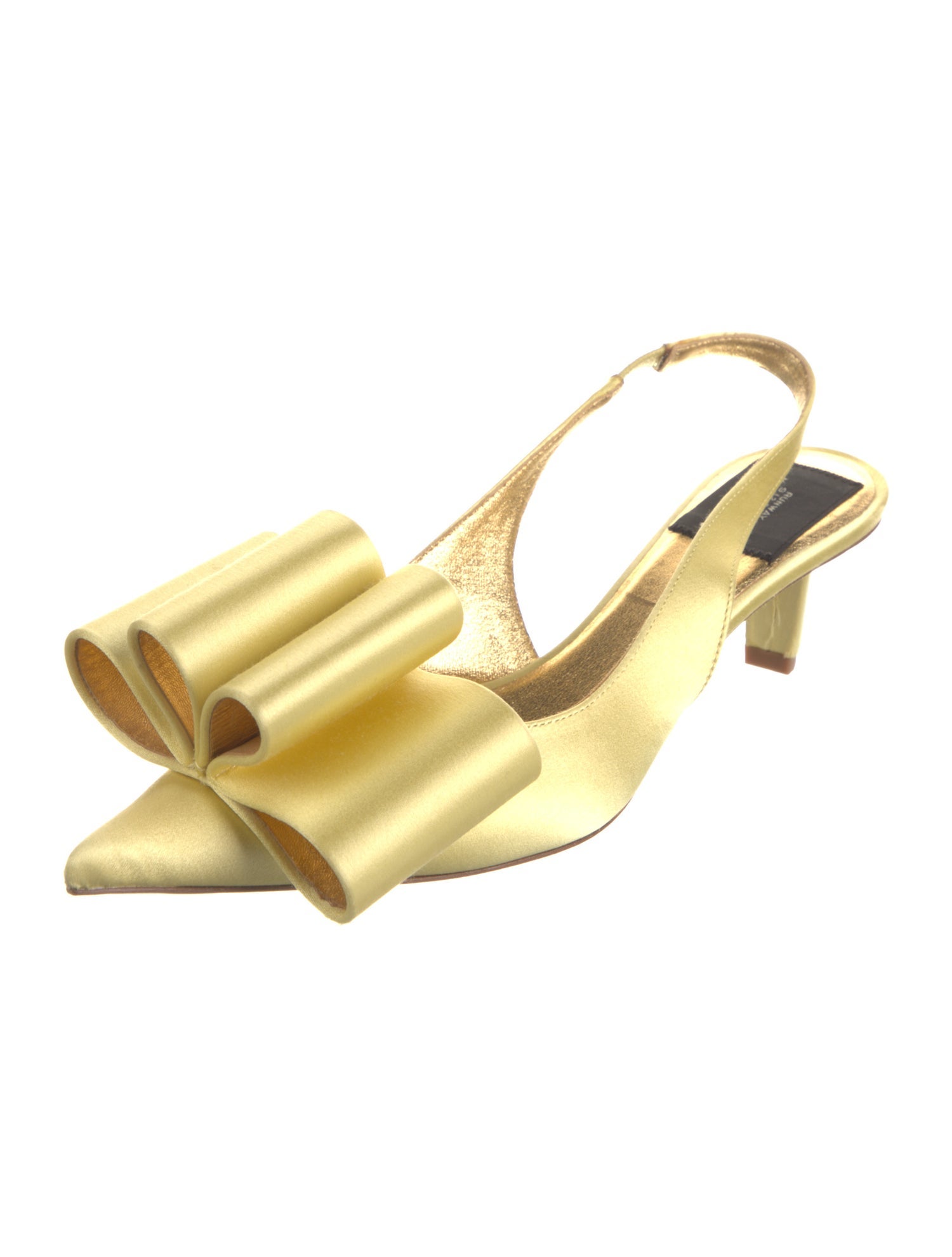 Runway Marc Jacobs Satin Slingback Pumps