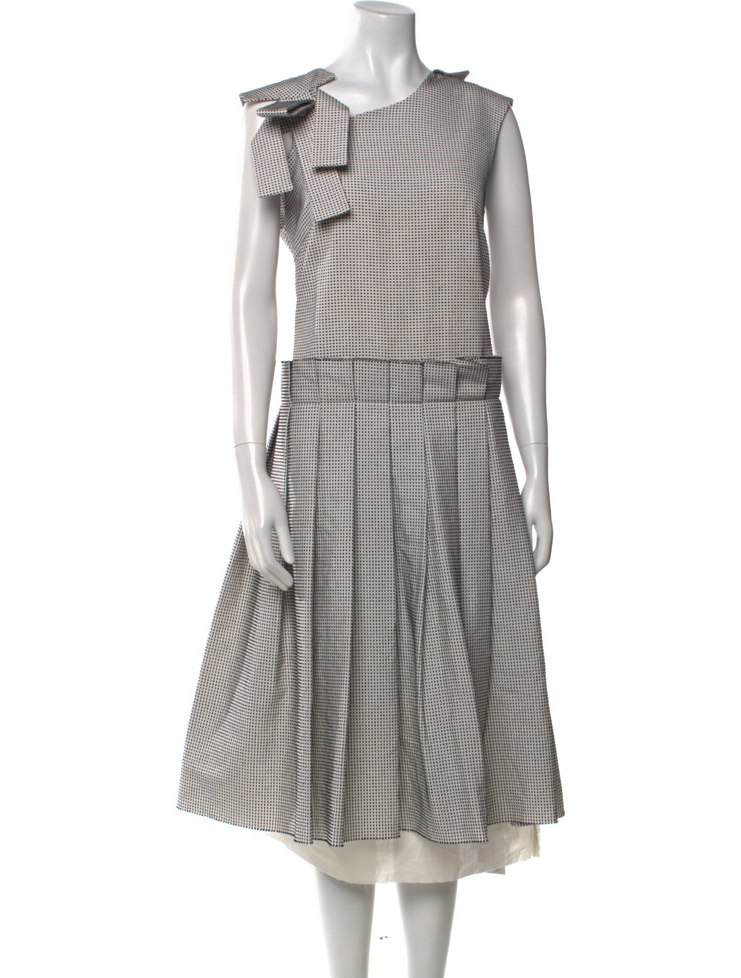 Roberts Wood Printed Midi Length Dress