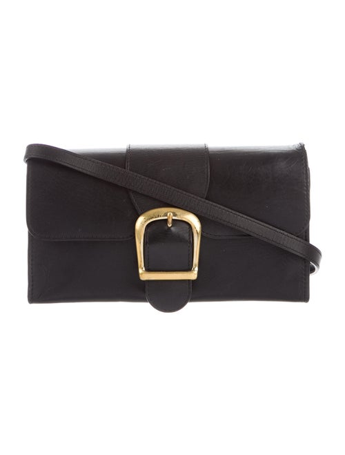 Rylan Leather Crossbody Bag Black