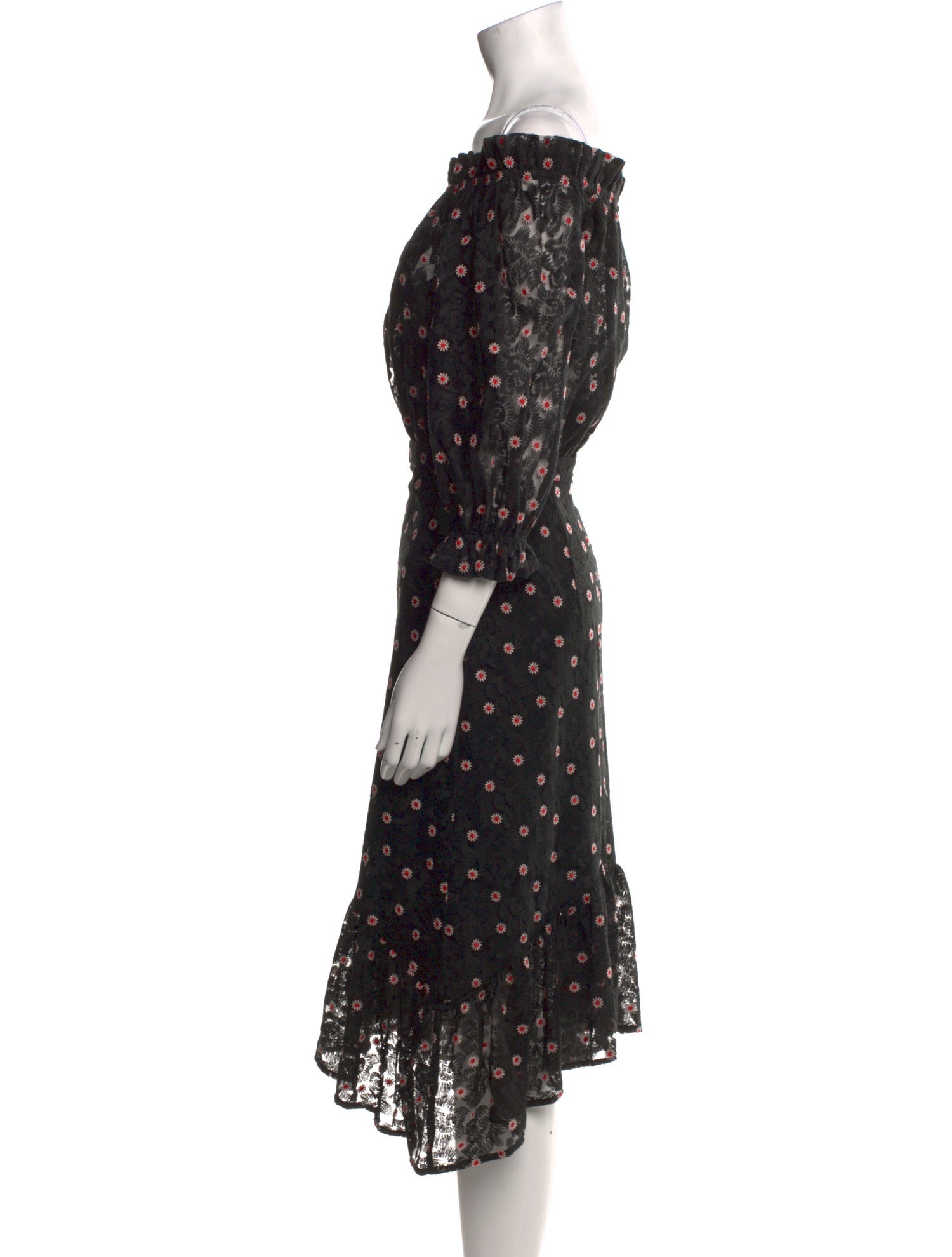 SALON 1884 Floral Print Mini Dress