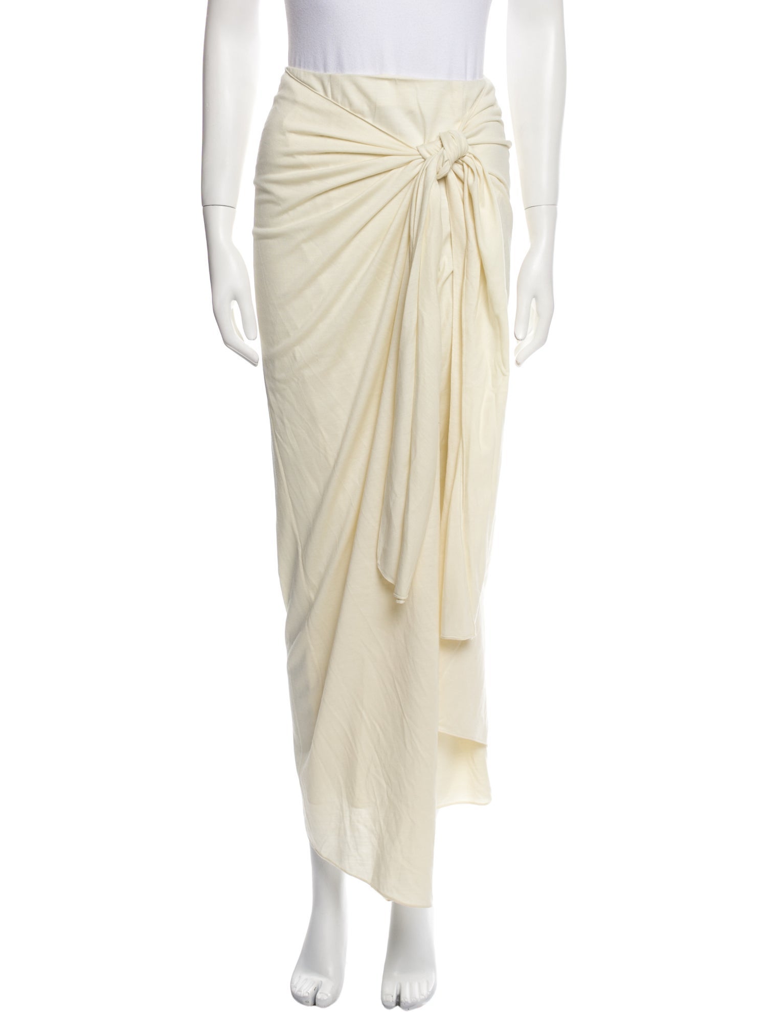 SALON 1884 Virgin Wool Midi Length Skirt