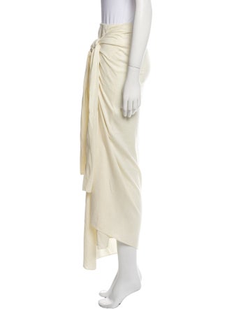 SALON 1884 Virgin Wool Midi Length Skirt