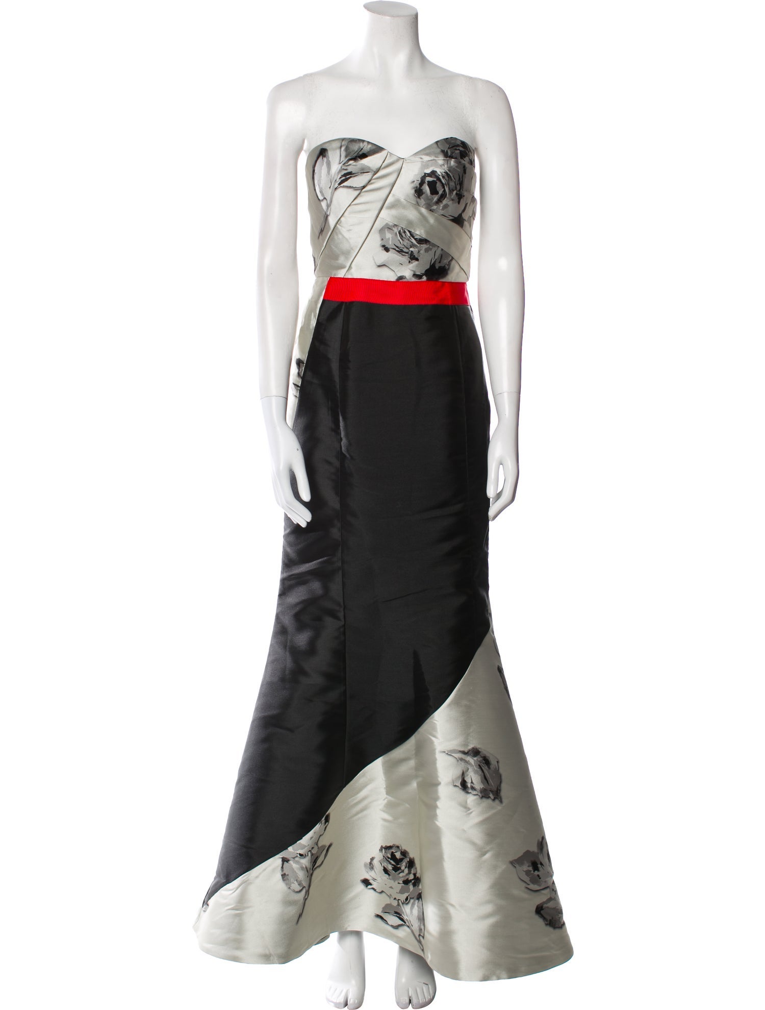 Sachin + Babi Noir Graphic Print Long Dress