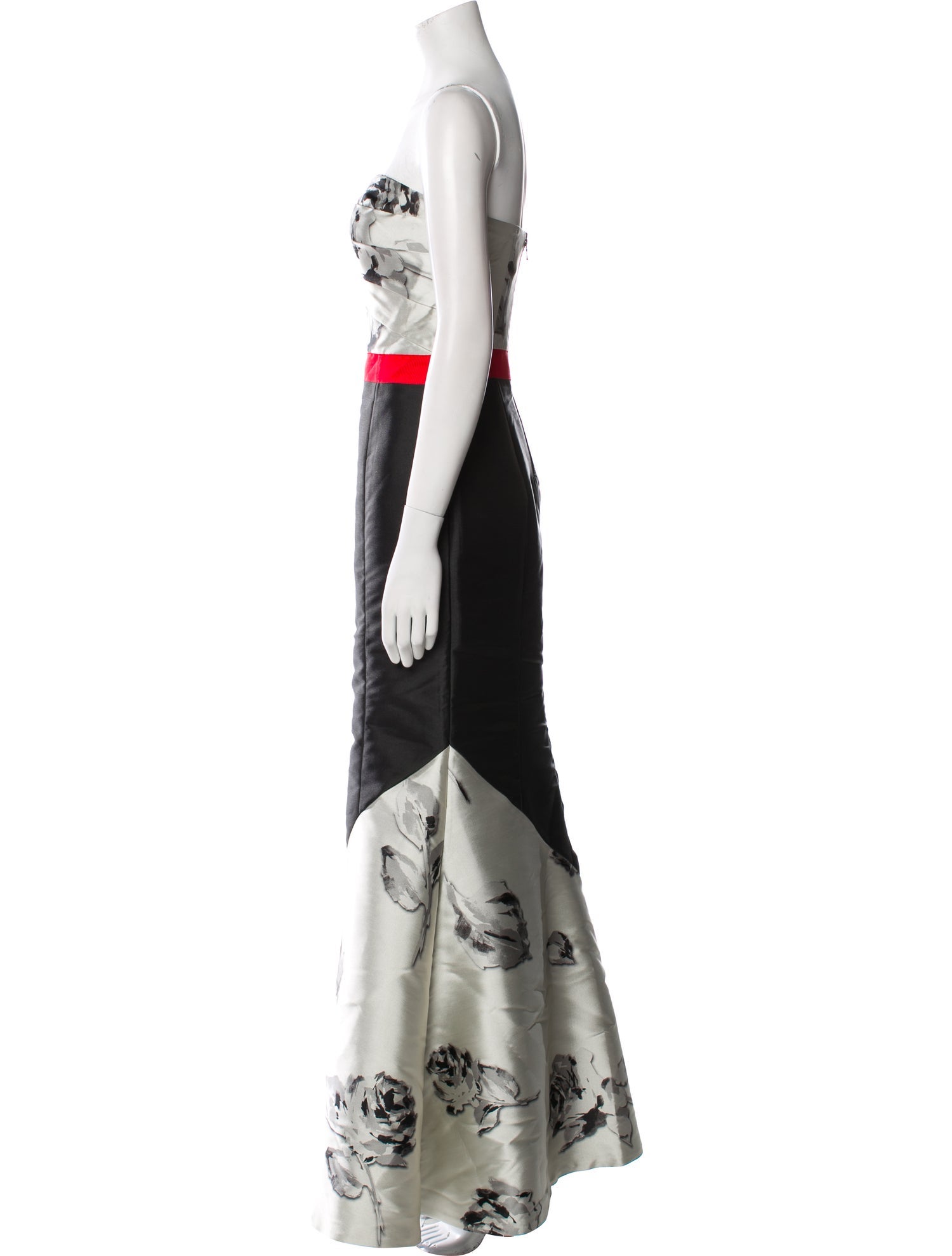 Sachin + Babi Noir Graphic Print Long Dress