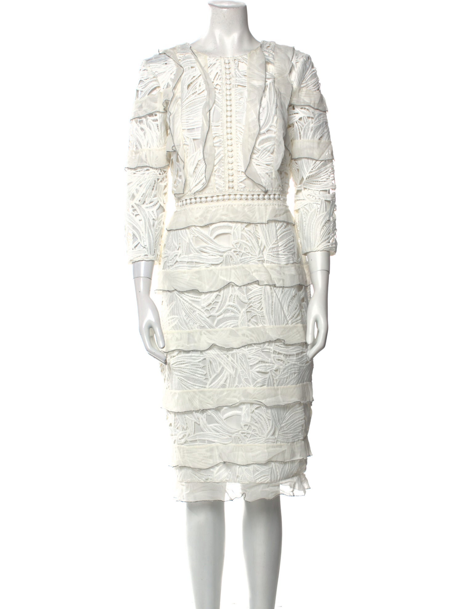 Sachin + Babi Noir Lace Knee-Length Dress