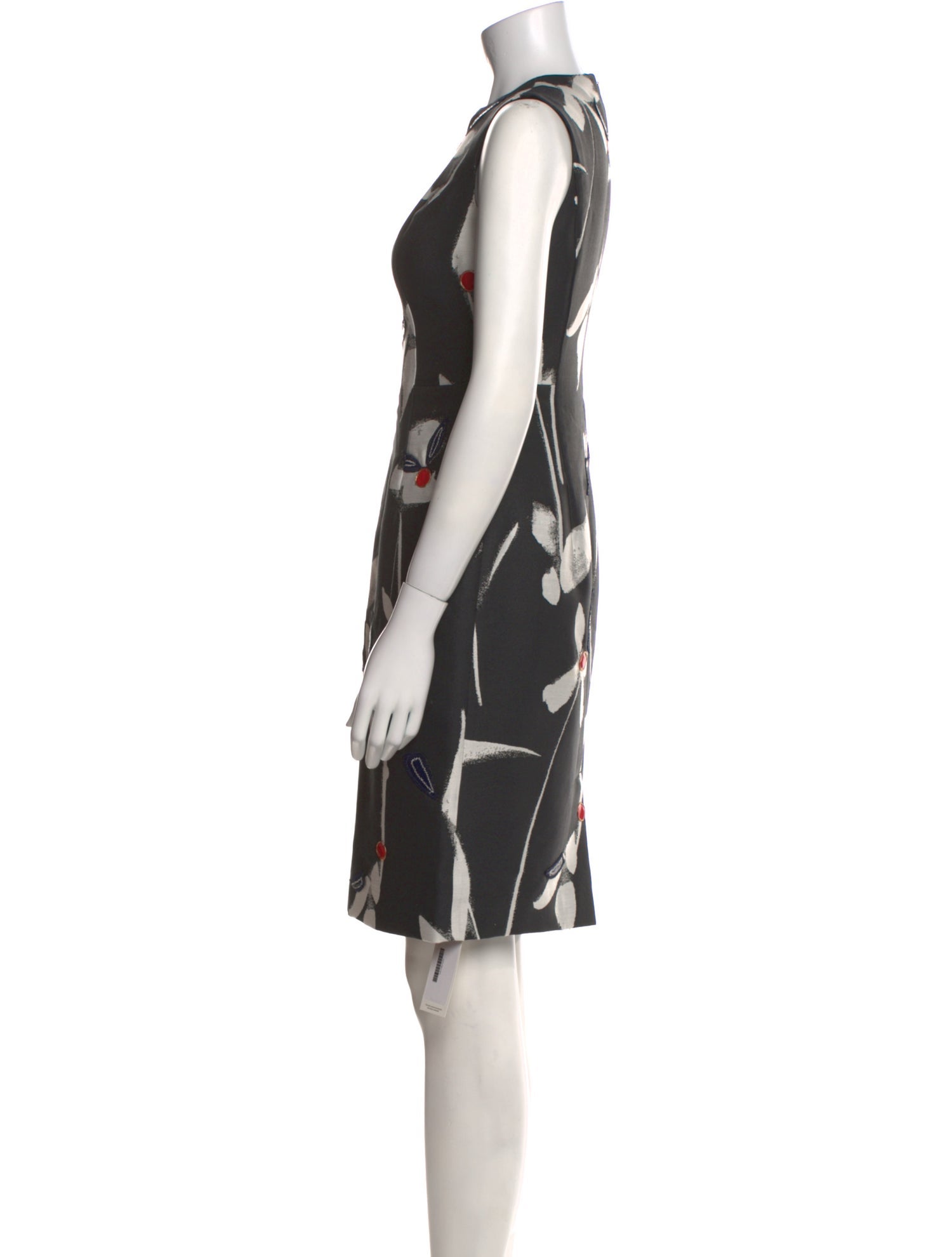 Sachin + Babi Noir Floral Print Knee-Length Dress