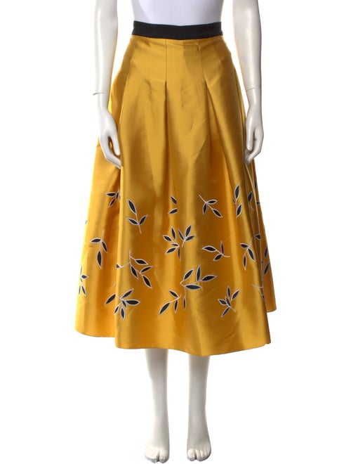 Sachin + Babi Noir Graphic Print Midi Length Skirt