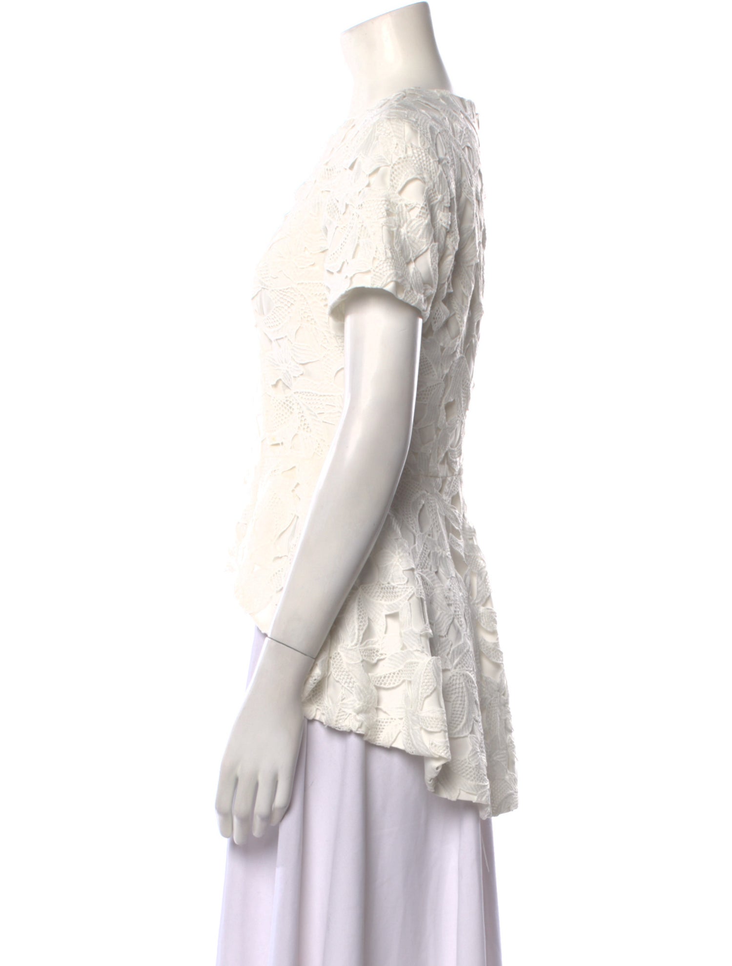 Sachin + Babi Noir Crew Neck Short Sleeve Blouse