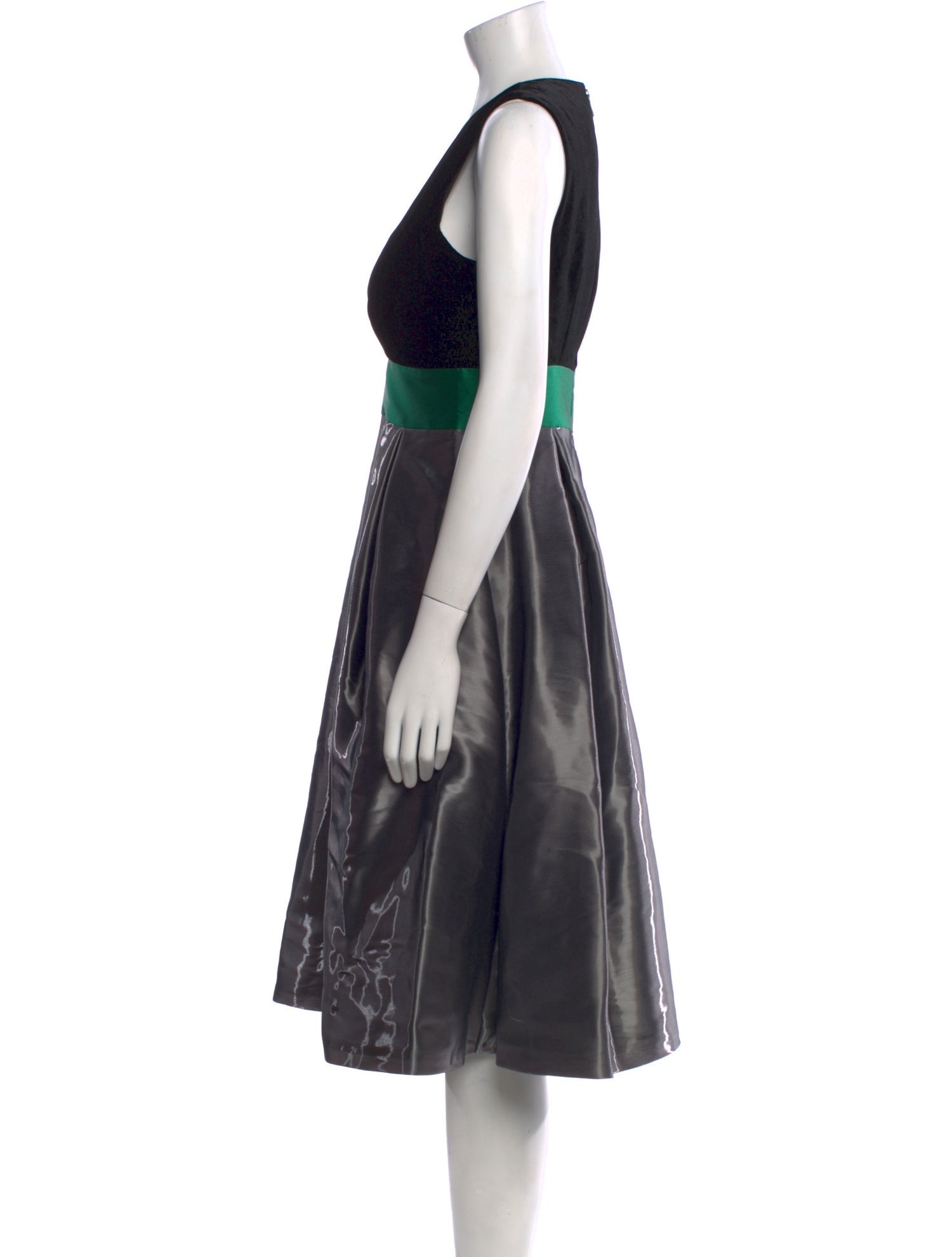 Sachin + Babi Noir V-Neck Midi Length Dress