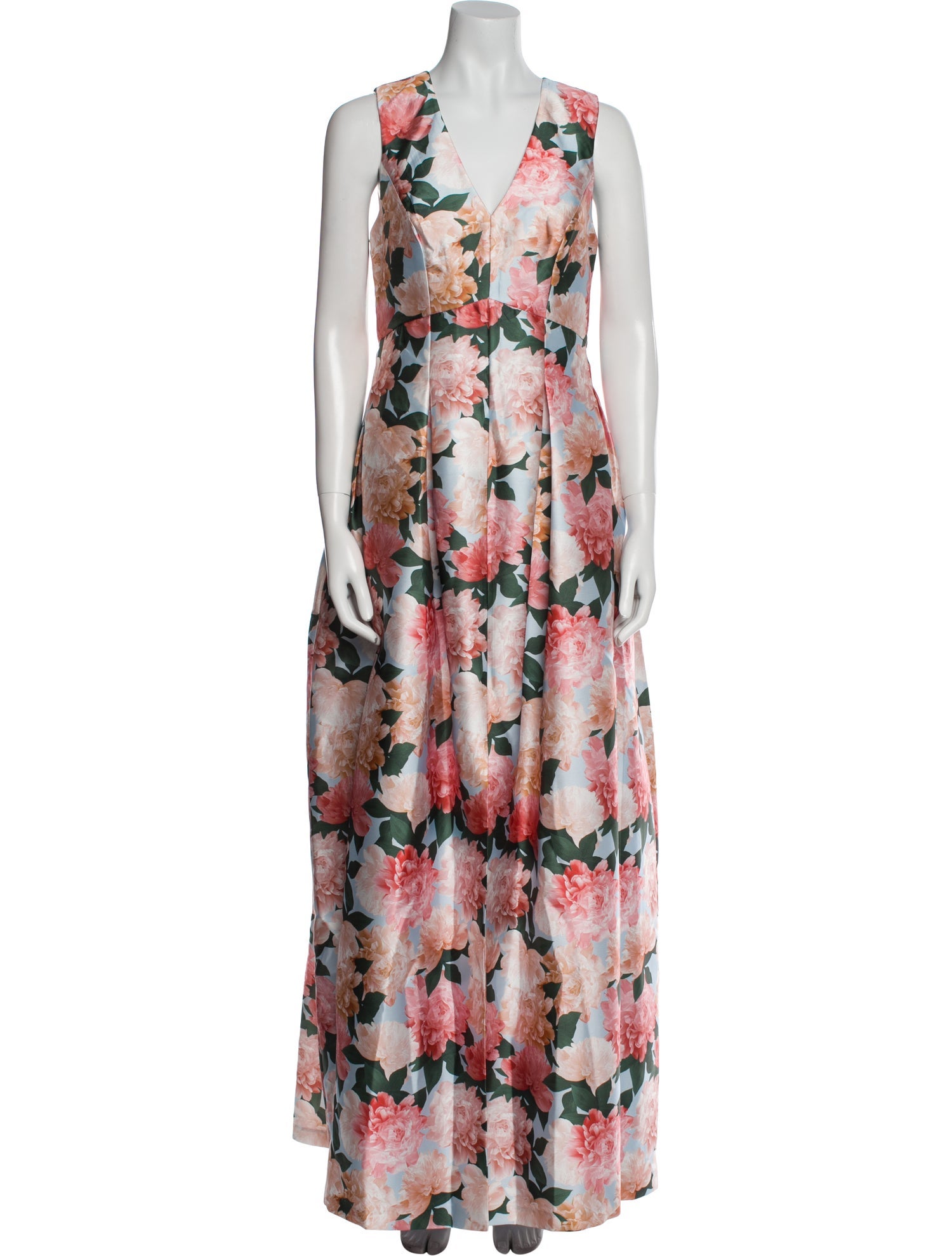 Sachin + Babi Noir Floral Print Long Dress w/ Tags