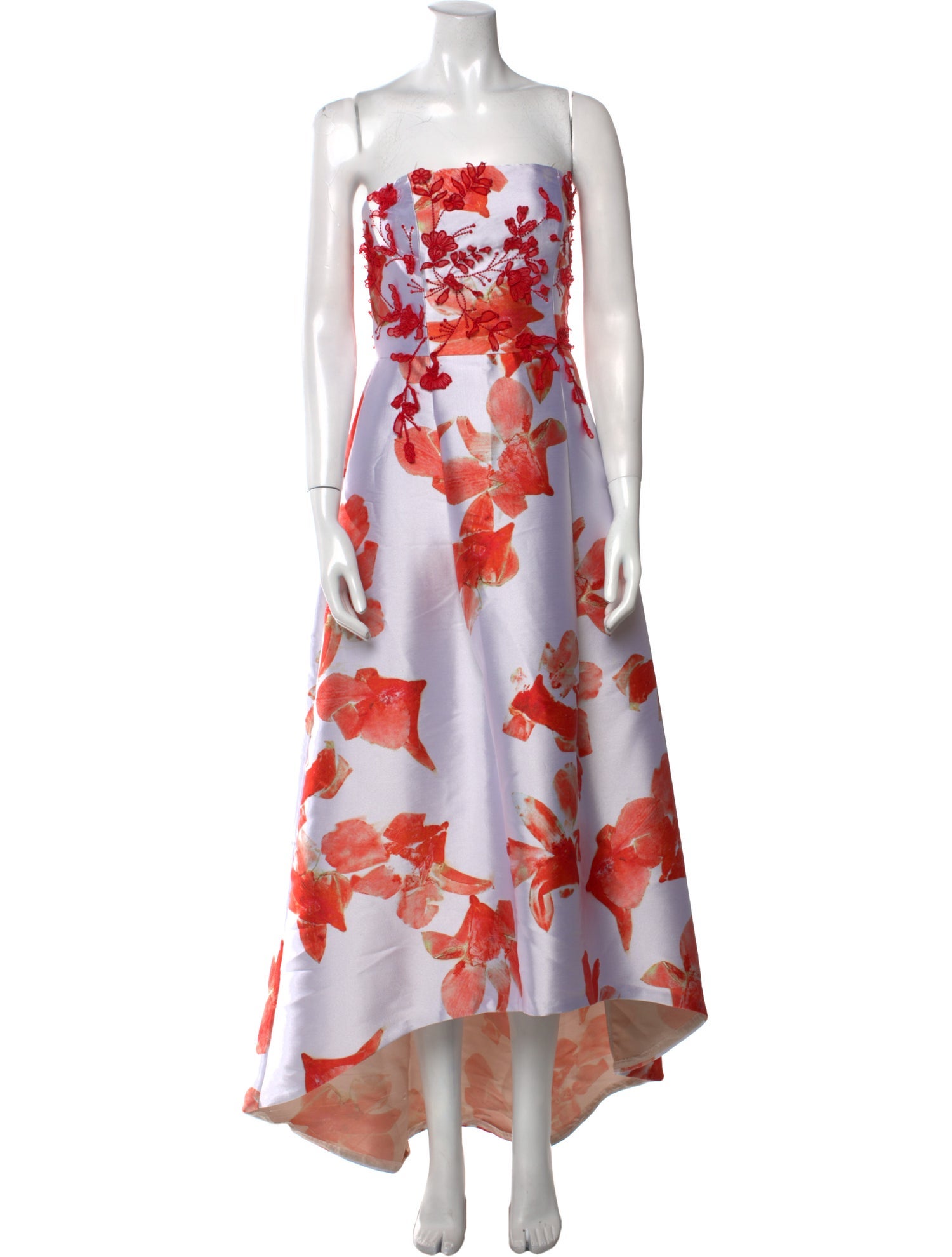 Sachin + Babi Noir Floral Print Long Dress