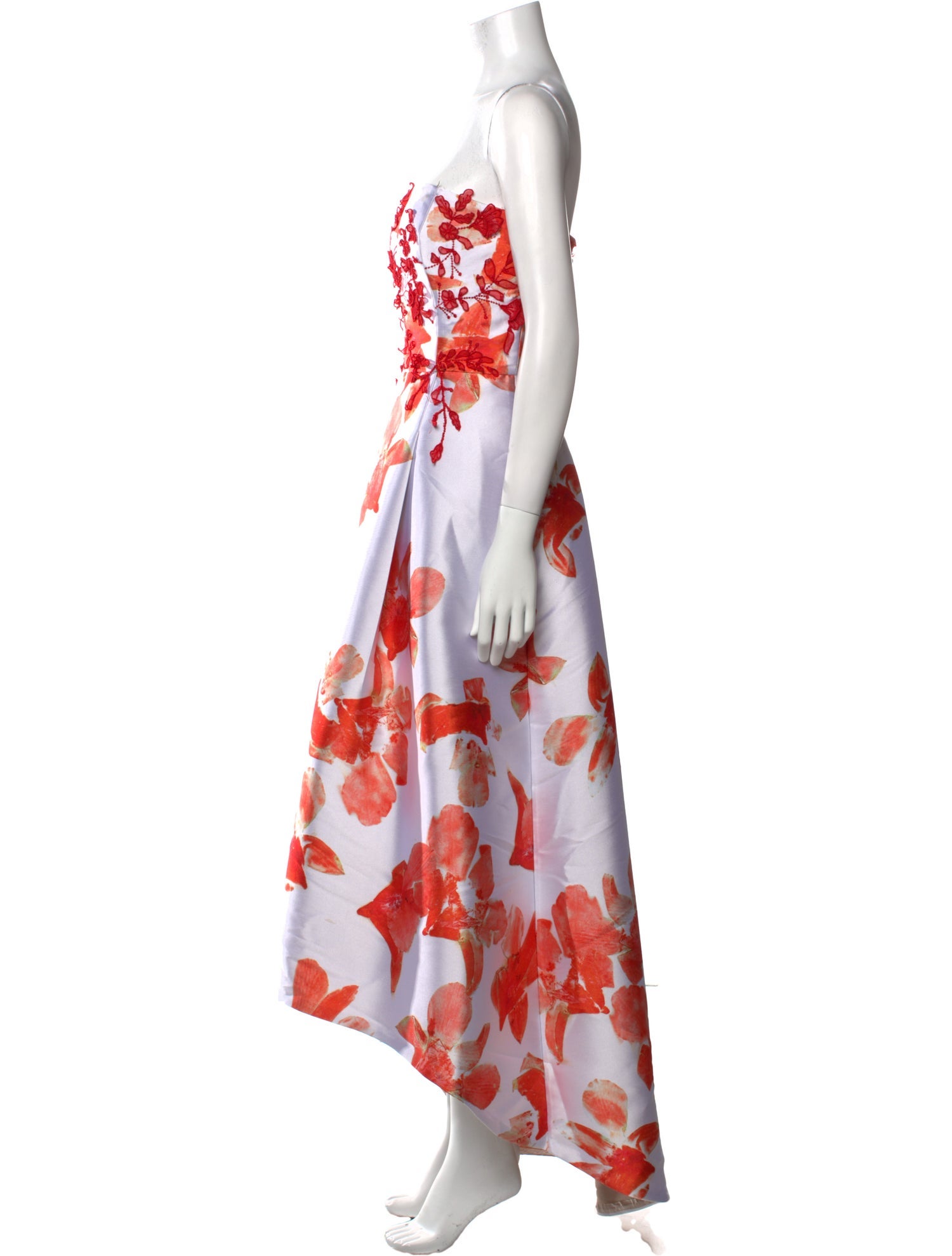 Sachin + Babi Noir Floral Print Long Dress