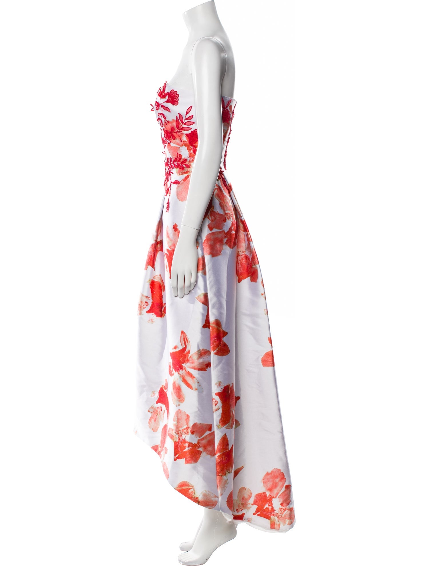 Sachin + Babi Noir Floral Print Long Dress