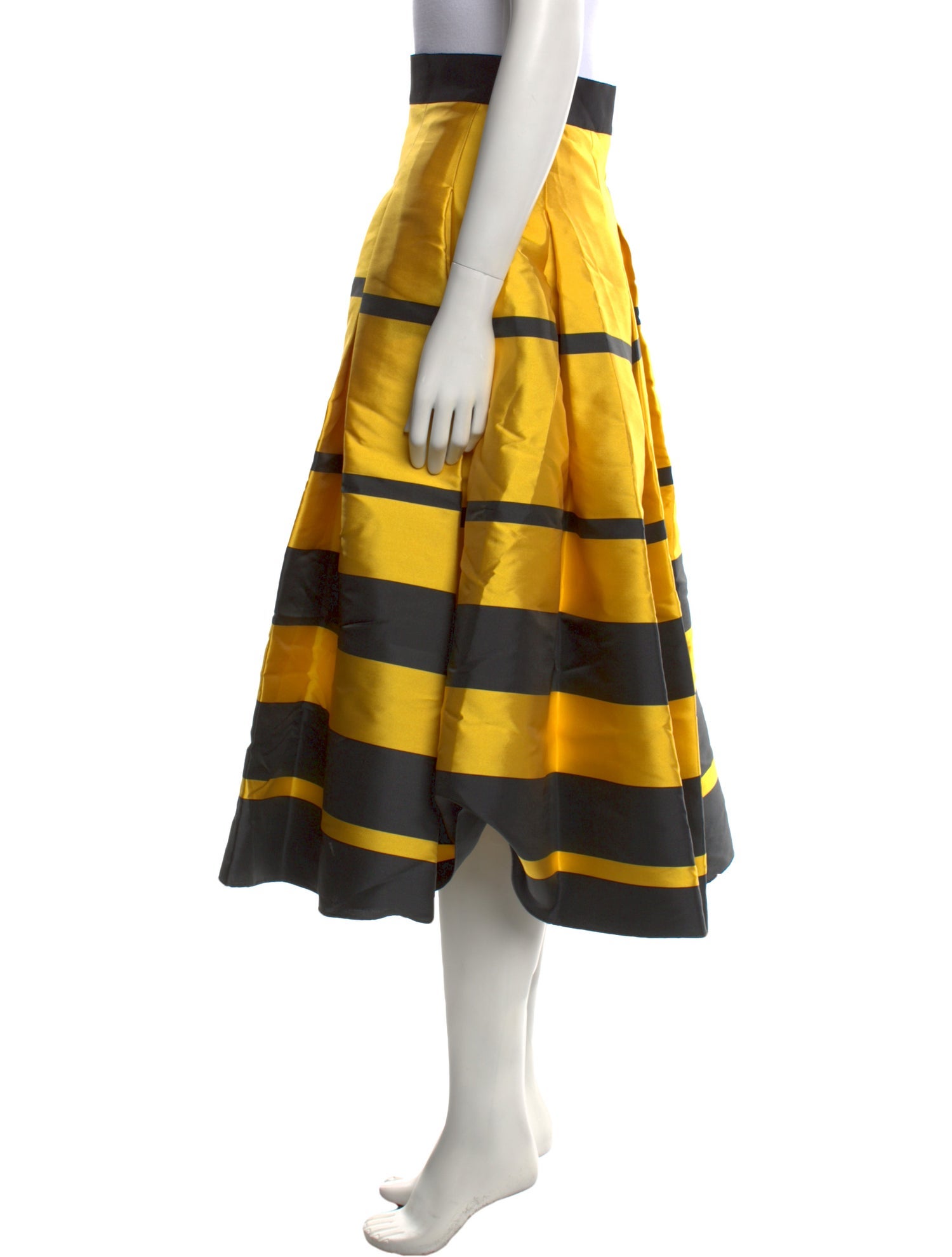 Sachin + Babi Noir Striped Midi Length Skirt