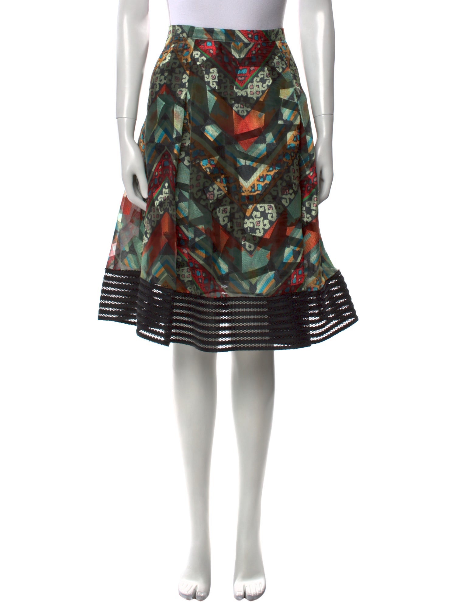 Sachin + Babi Noir Printed Knee-Length Skirt