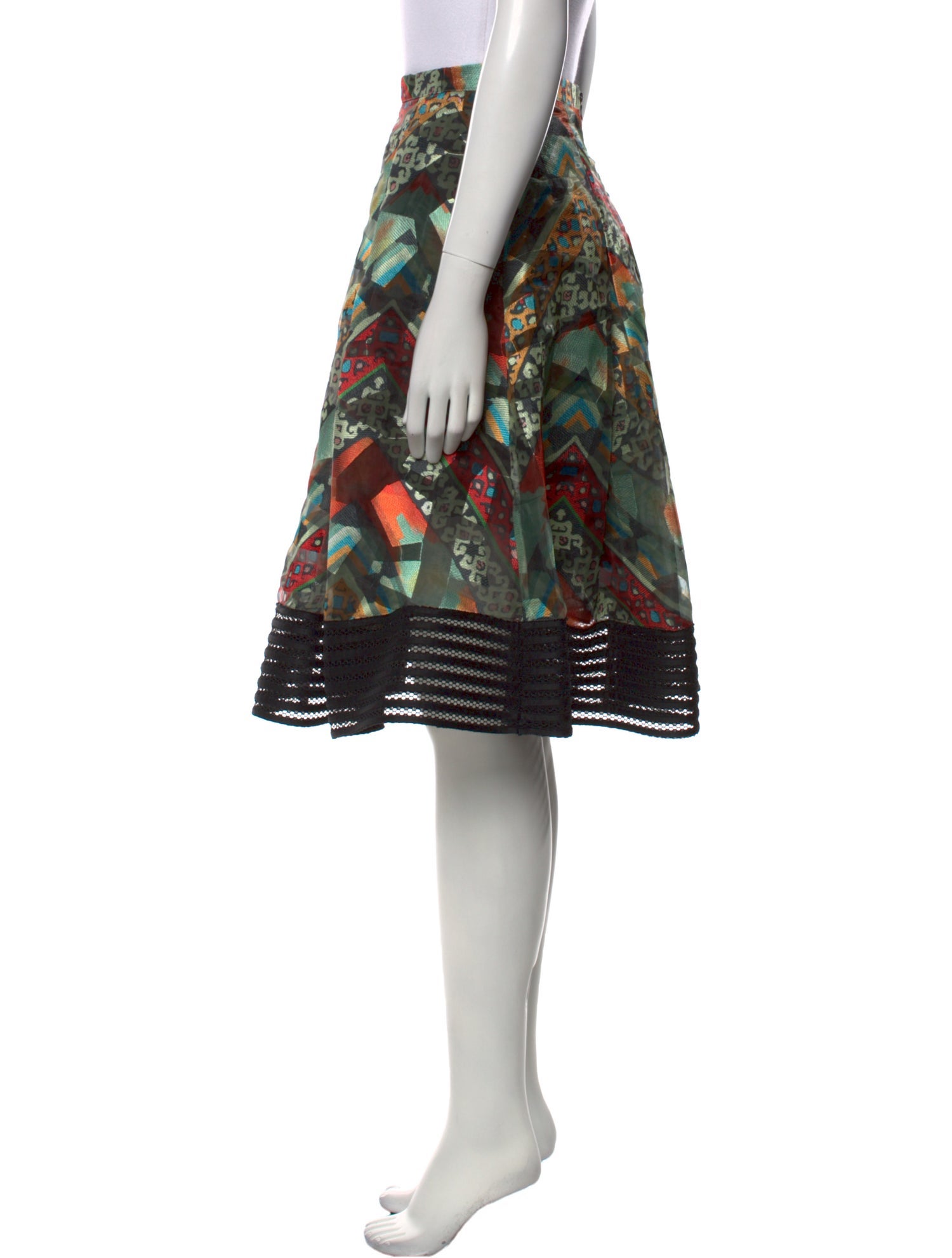 Sachin + Babi Noir Printed Knee-Length Skirt