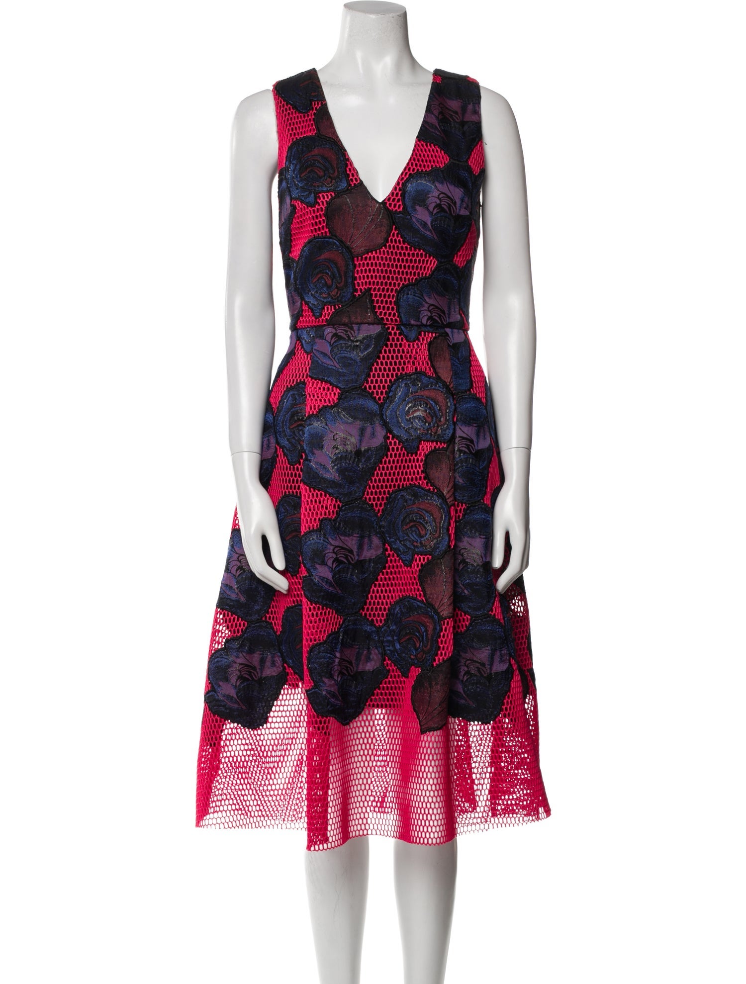Sachin + Babi Noir Printed Midi Length Dress