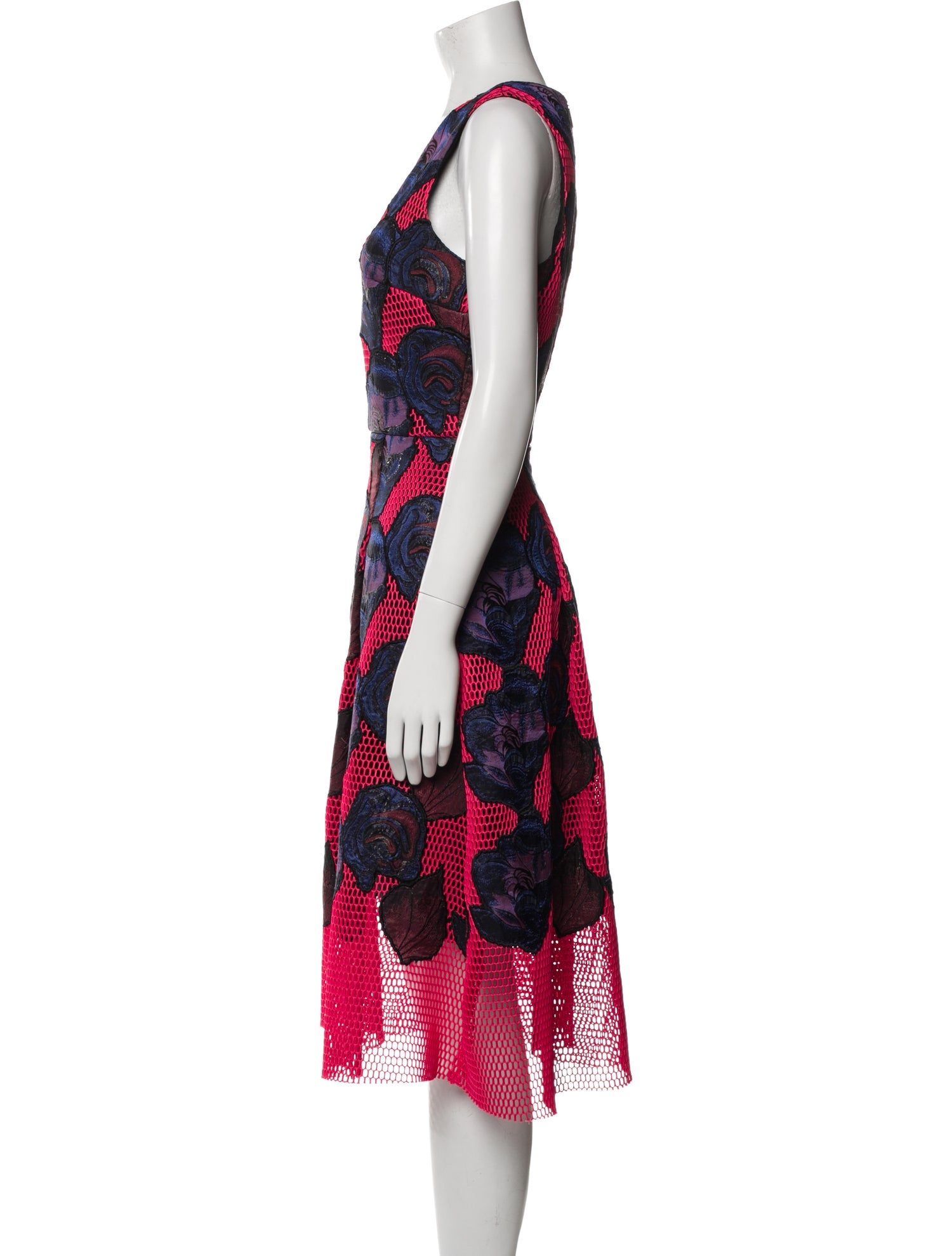 Sachin + Babi Noir Printed Midi Length Dress