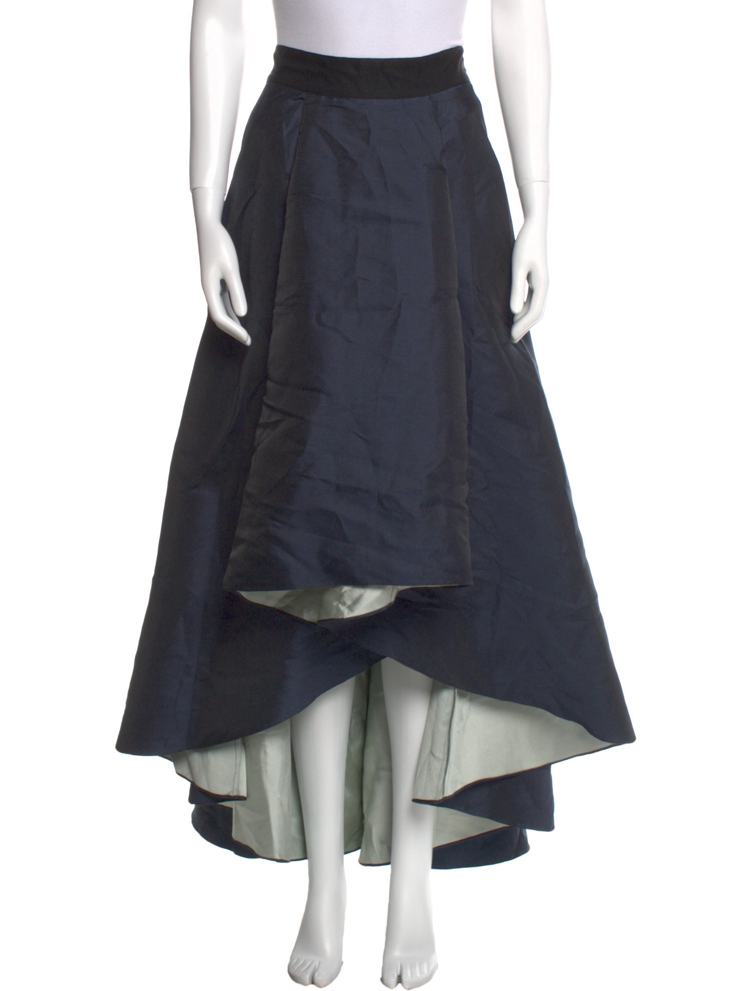 Sachin + Babi Noir Ruffle Embellishment Long Skirt