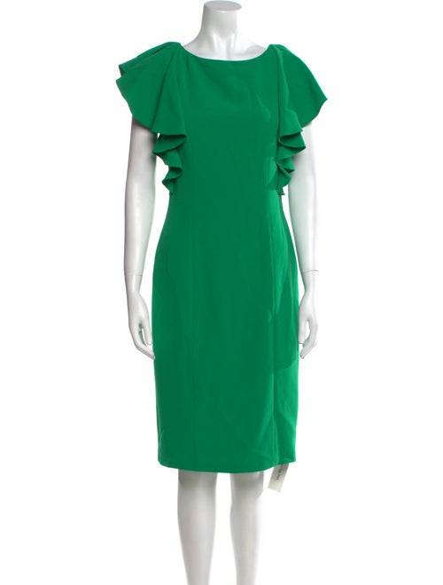 Sachin + Babi Noir Bateau Neckline Knee-Length Dress