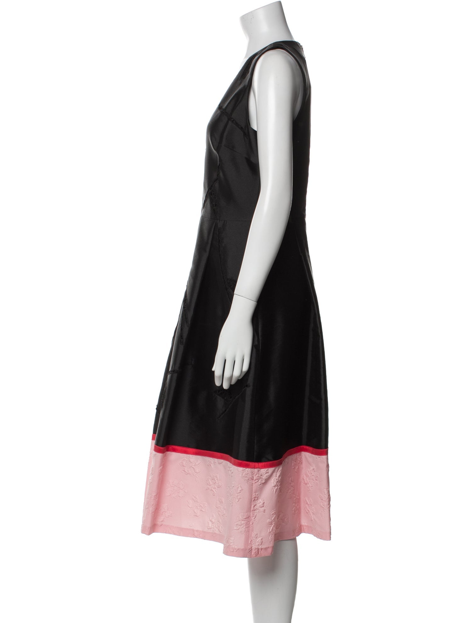 Sachin + Babi Noir V-Neck Midi Length Dress w/ Tags