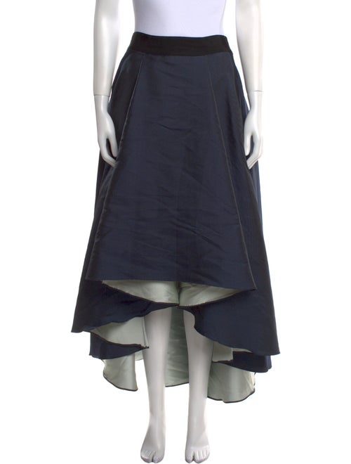 Sachin + Babi Noir Ruffle Embellishment Long Skirt