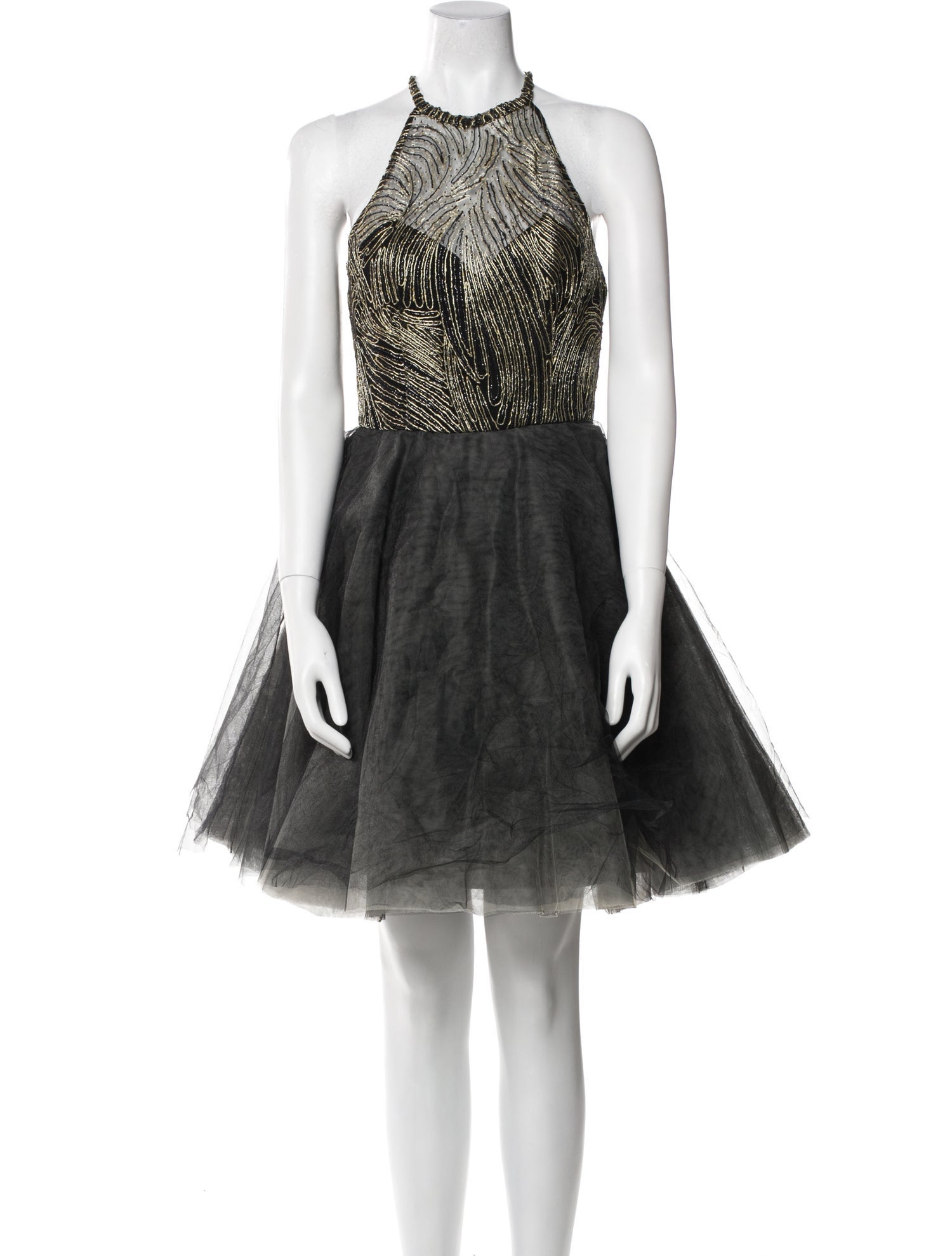 Sachin + Babi Noir Patterned Knee-Length Dress