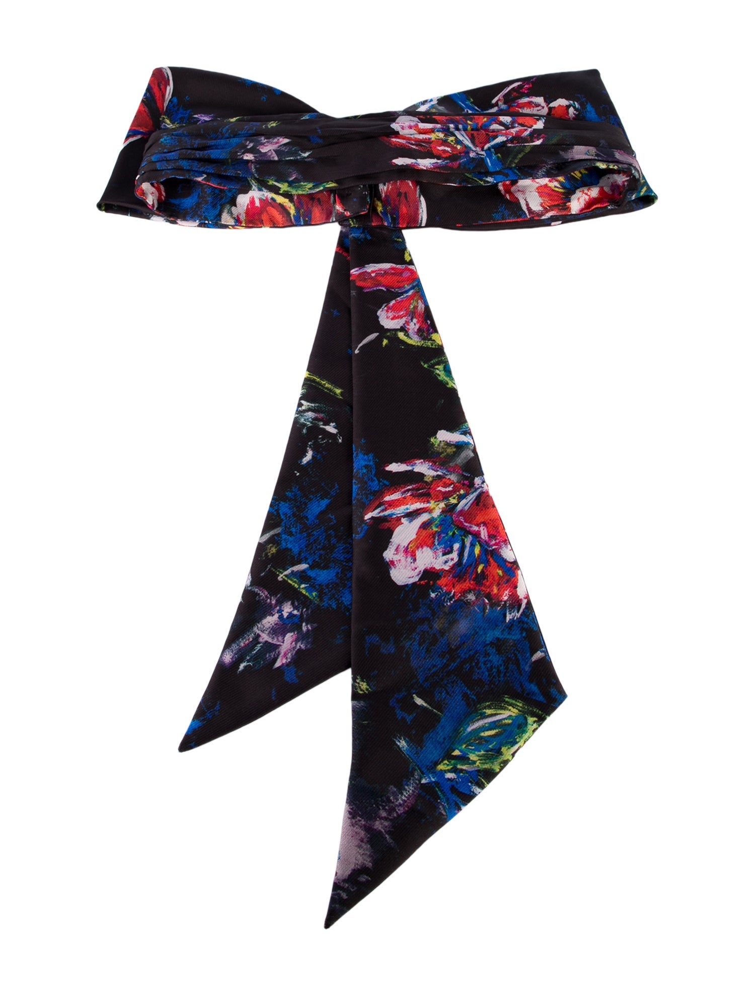 Sachin + Babi Noir Wide Satin Waist Belt