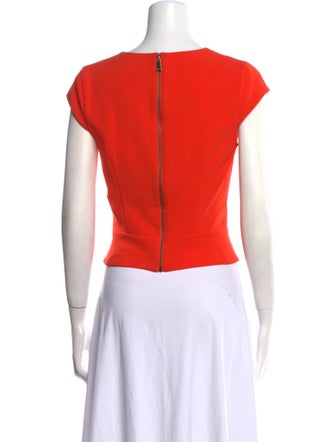 Sachin + Babi Noir V-Neck Short Sleeve Crop Top