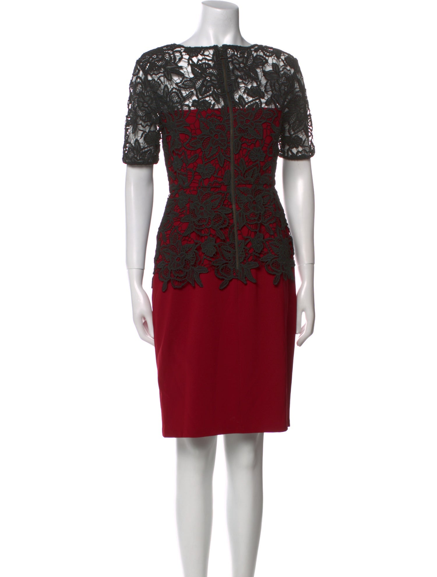 Sachin + Babi Noir Lace Pattern Mini Dress