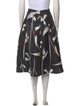 Sachin + Babi Noir Floral Print Knee-Length Skirt