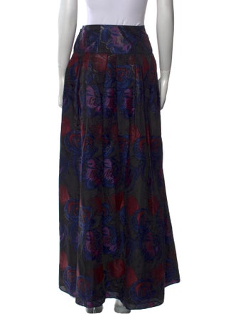 Sachin + Babi Noir Floral Print Long Skirt