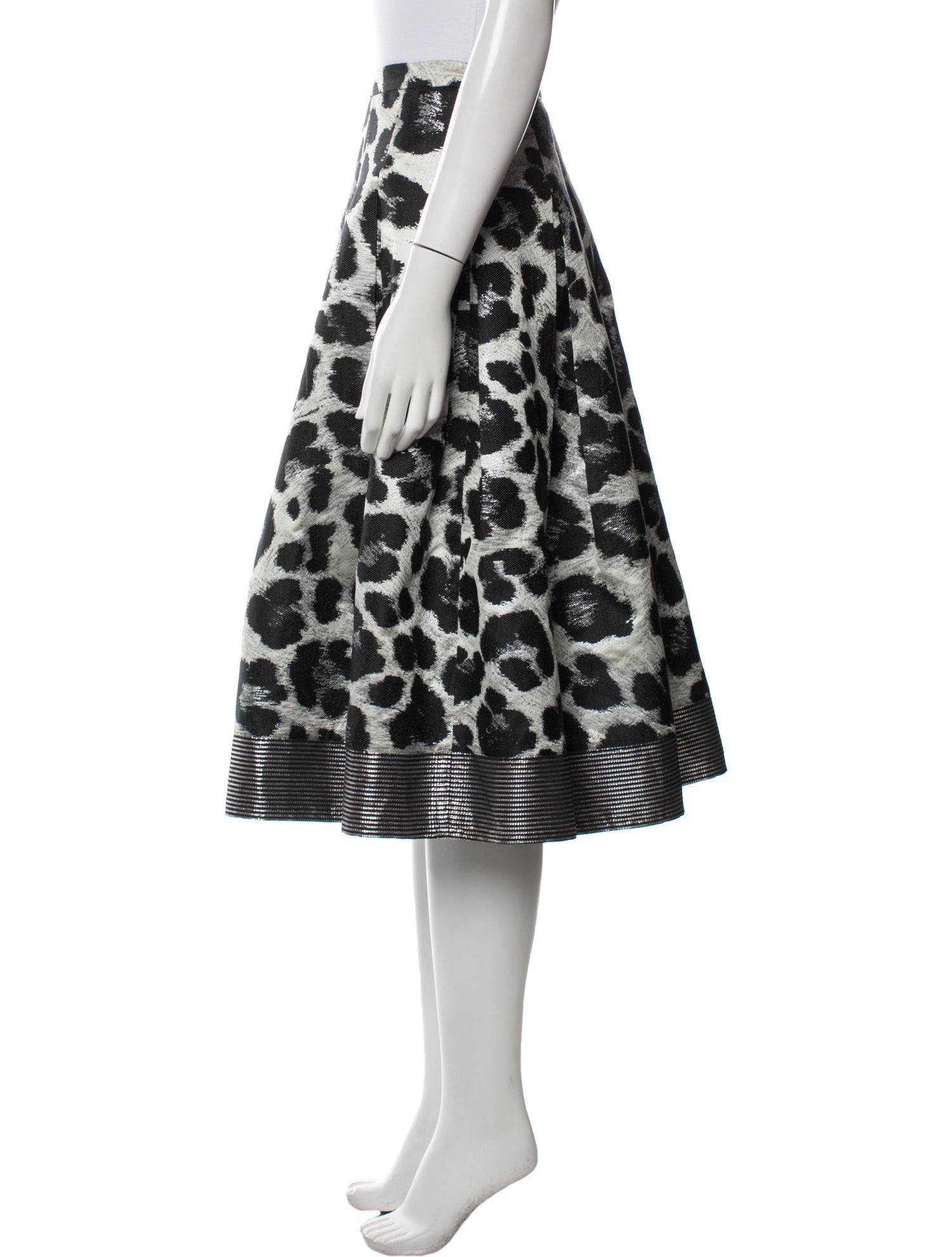 Sachin + Babi Noir Printed Knee-Length Skirt