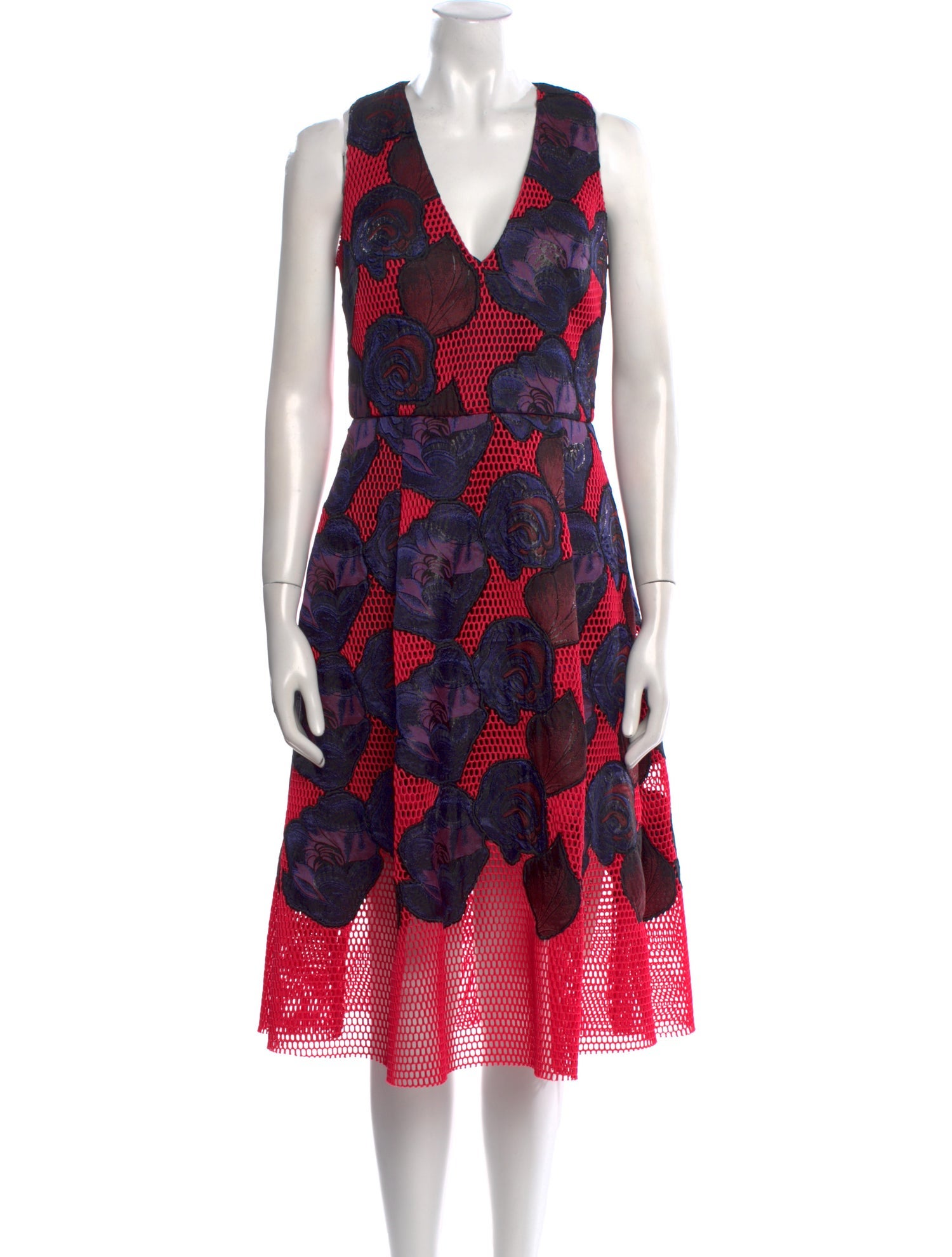 Sachin + Babi Noir Printed Midi Length Dress