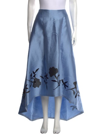 Sachin + Babi Noir Floral Print Long Skirt