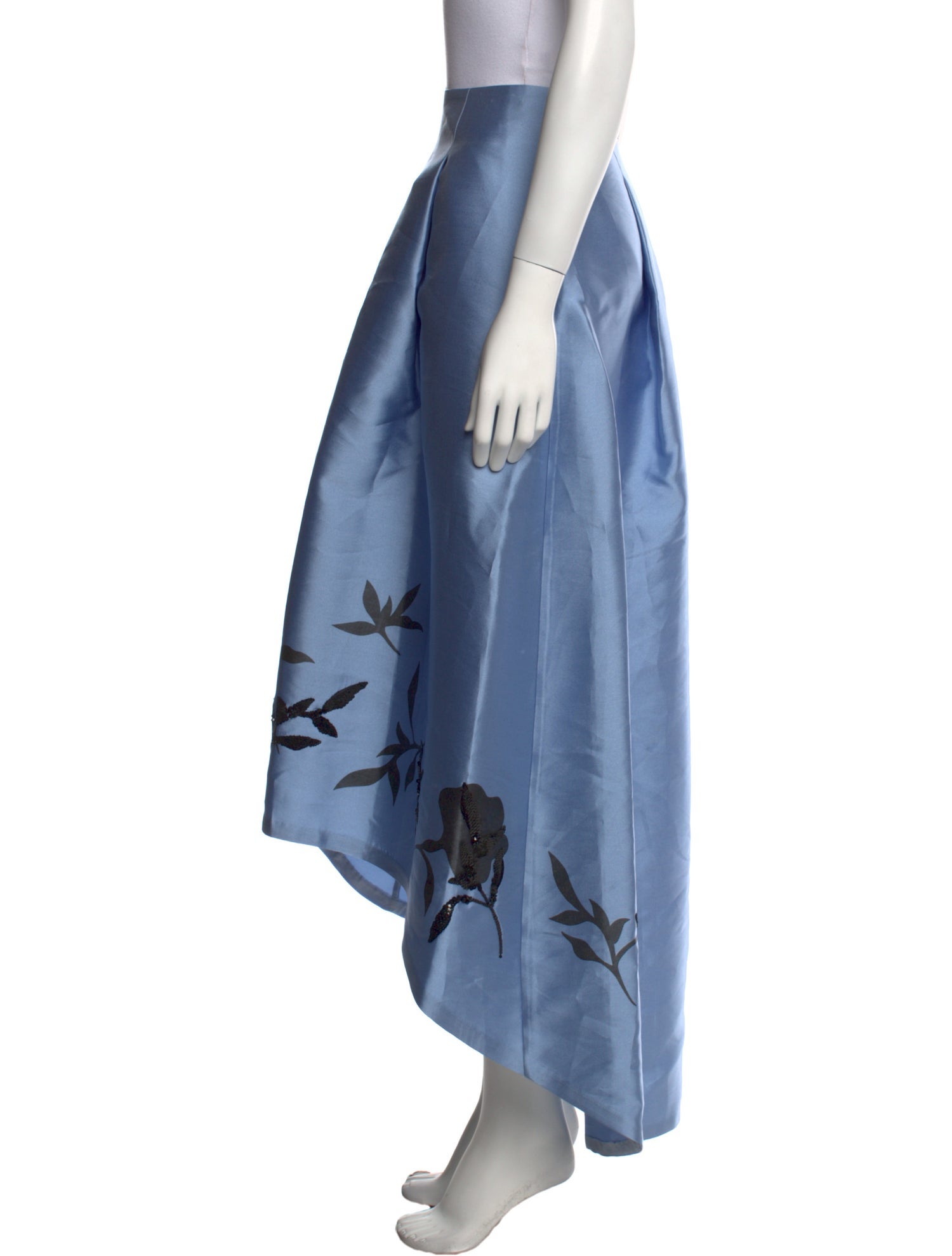 Sachin + Babi Noir Floral Print Long Skirt