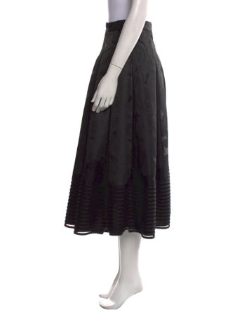Sachin + Babi Noir Printed Midi Length Skirt