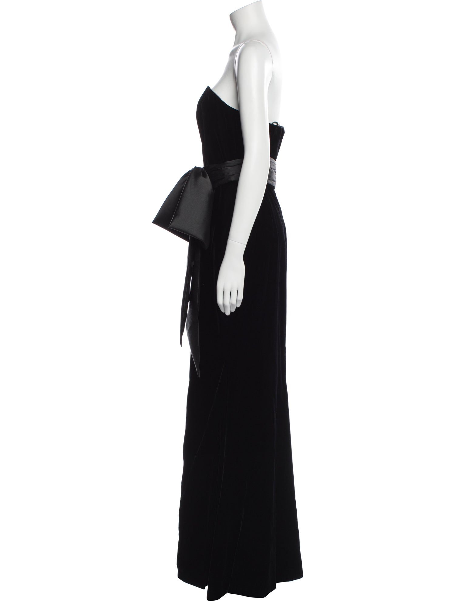 Sachin + Babi Noir Strapless Long Dress w/ Tags